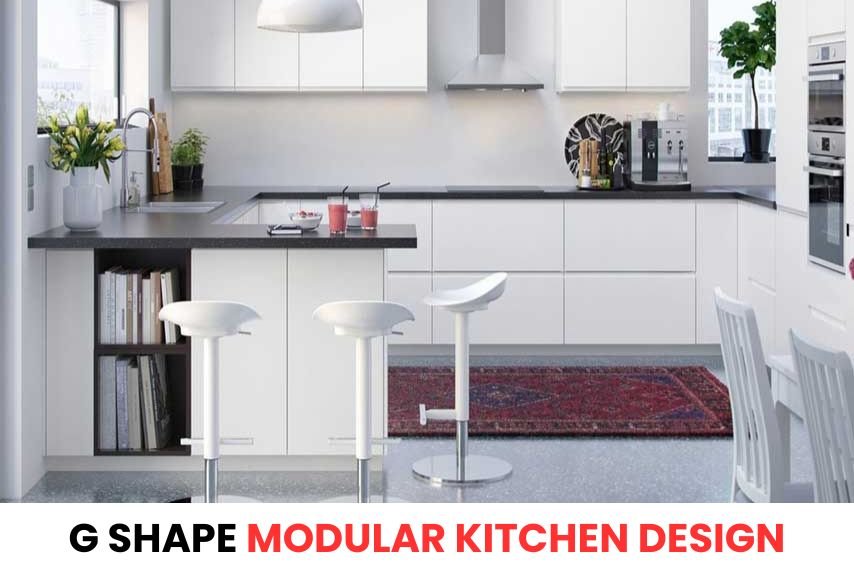 G Shape Modular Kitchen Design