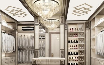 Dressing room interior design