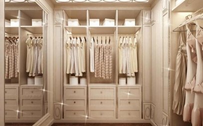 Dressing room interior design