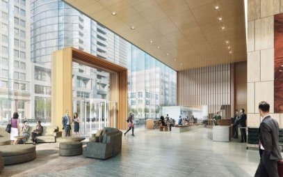 Office entrance design