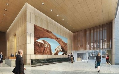 Office entrance design