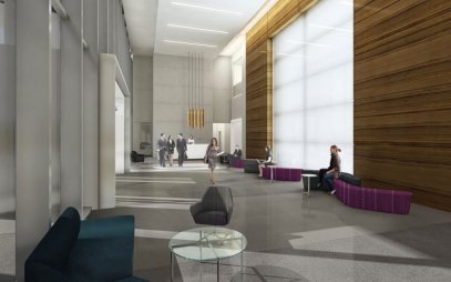 Office entrance design